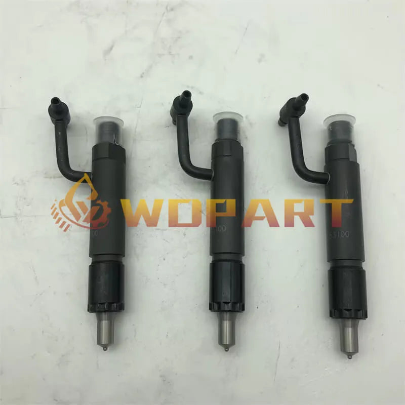 3PCS Fuel Injector 712102-53100 729102-53100 729503-53100 for Yanmar Engine 3TNE84 3TNE88 4TNE84 4TNE88 4TNV88