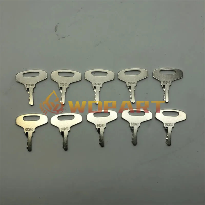 Ignition Keys 66711-55240 for Kubota Tractor and Generator B4200D B5200D B5200E GL-3500