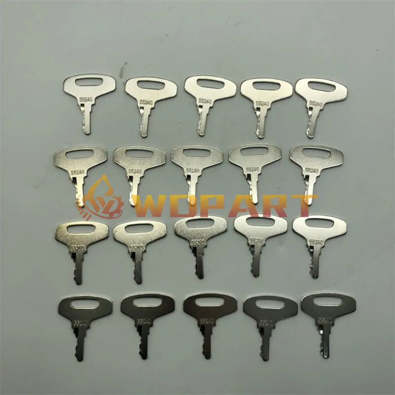 Ignition Keys 66711-55240 for Kubota Tractor and Generator B4200D B5200D B5200E GL-3500