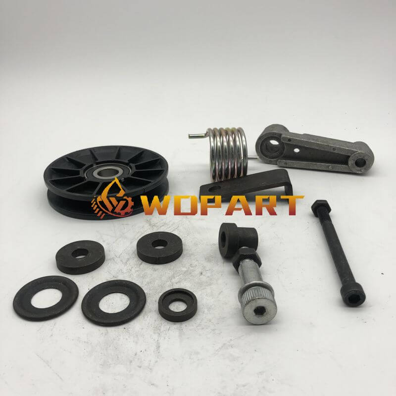 WDPART Cooling Fan Pulley Tensioner Kit 6662997 6725212 6700115 for Bobcat 653 751 753 763 773 7753 853 863 864 873 883 963 A220