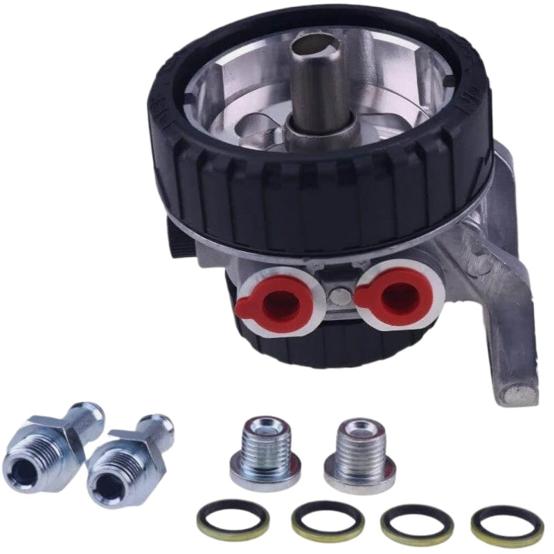 Fuel Filter Head RE70358 RE500160 For John Deere 5045D 5055D Hitachi LX100-5