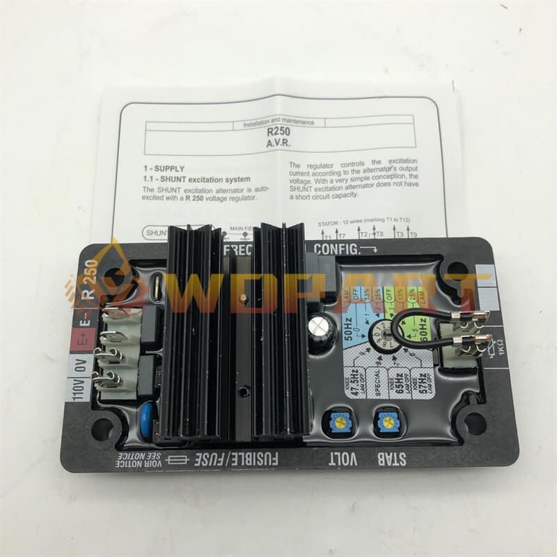Automatic Voltage Regulator R250 AVR for Leroy Somer