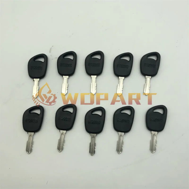 10PCS Key 140102 140401 140403 GY20680 for John Deere 100 G100 L100 MTD 725-1745 Murray 327350