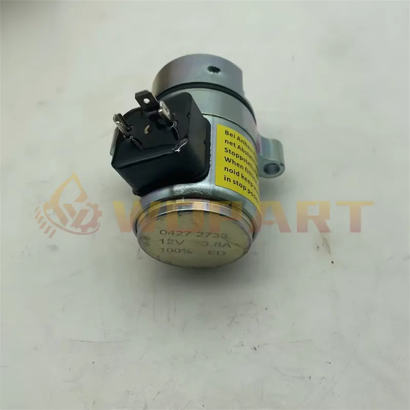 Stop Solenoid 04272733 12V for Deutz BF4M1011 Bobcat Skid Steer 863 873 S250