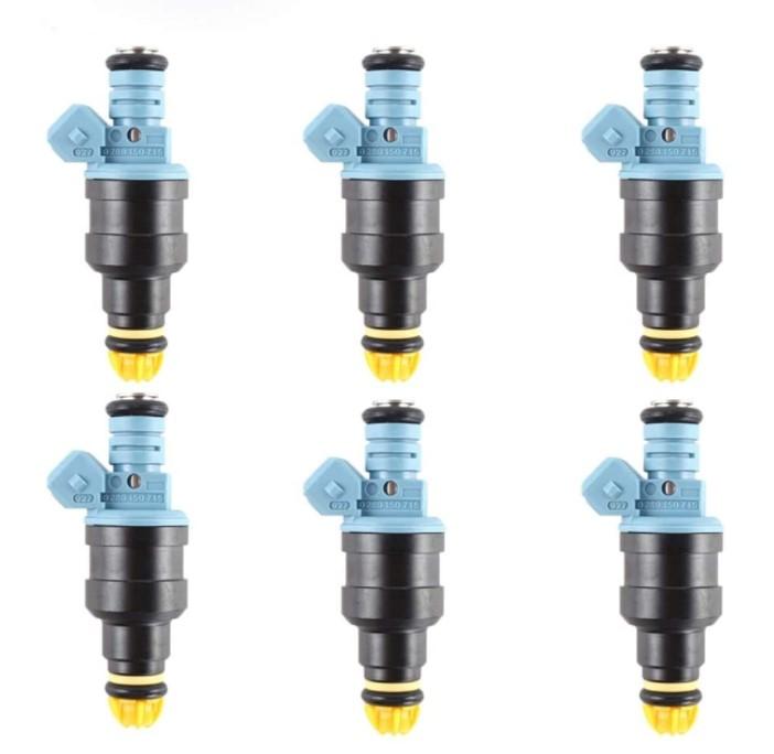 6PCS 0280150715 Fuel Injector Fit For BMW 325i 325is 325iX 750iL 850CSi 850i