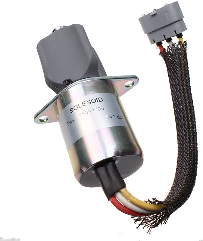 VOE11033700 11033700 Stop solenoid 24V for Volvo Wheel Loaders L70C L330C L70B L330C