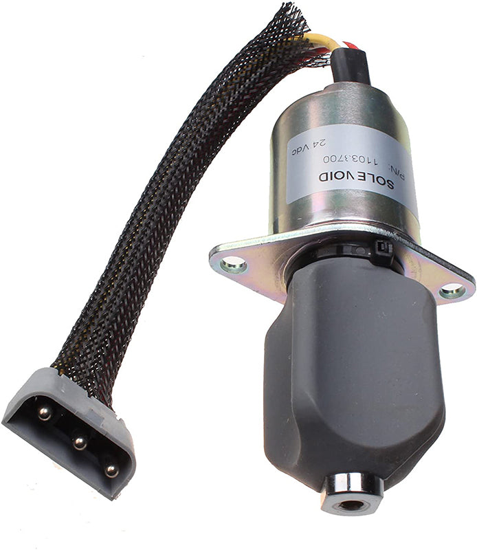 VOE11033700 11033700 Stop solenoid 24V for Volvo Wheel Loaders L70C L330C L70B L330C