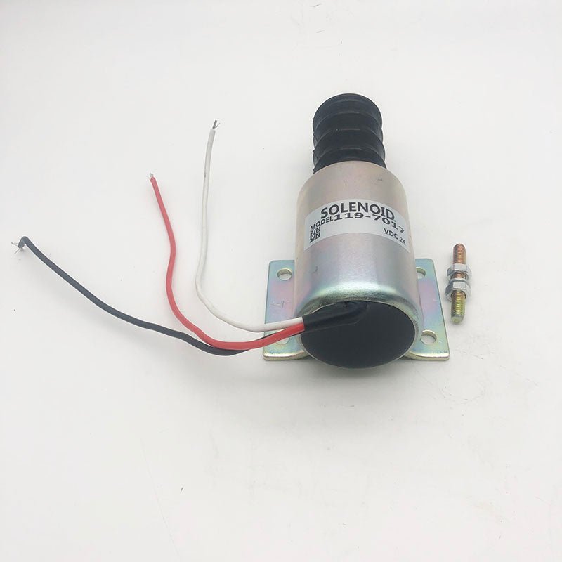 119-7017 1197017 24V Solenoid for Caterpillar CAT Vibratory Compactor CB-434C CB-534C CB-535B CB-634C CP-433E Engine 3054 3116 | WDPART