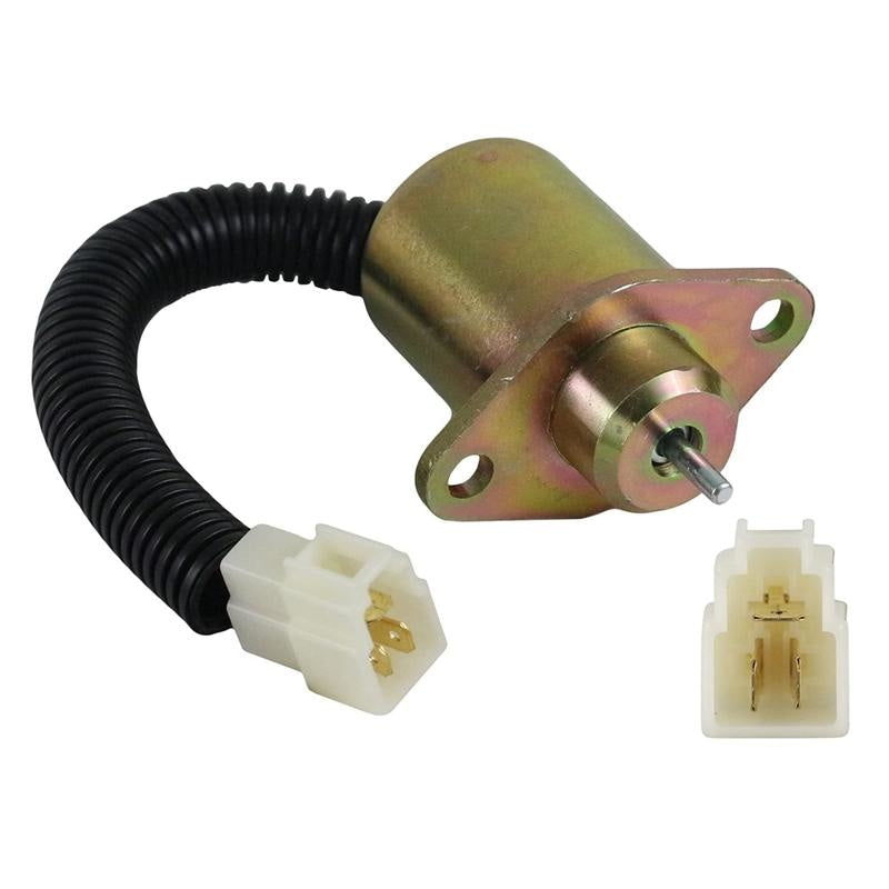 Replacement 17594-60014 SA-4569T 12V Shutoff Solenoid for Kubota Diesel Engine tractor F2260 F2560 F3060 | WDPART