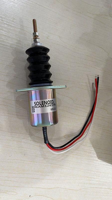 AM124382 AM124380 AM103337 Full Shut off Stop Solenoid 12V for John Deere Mower F925 F935 F1145