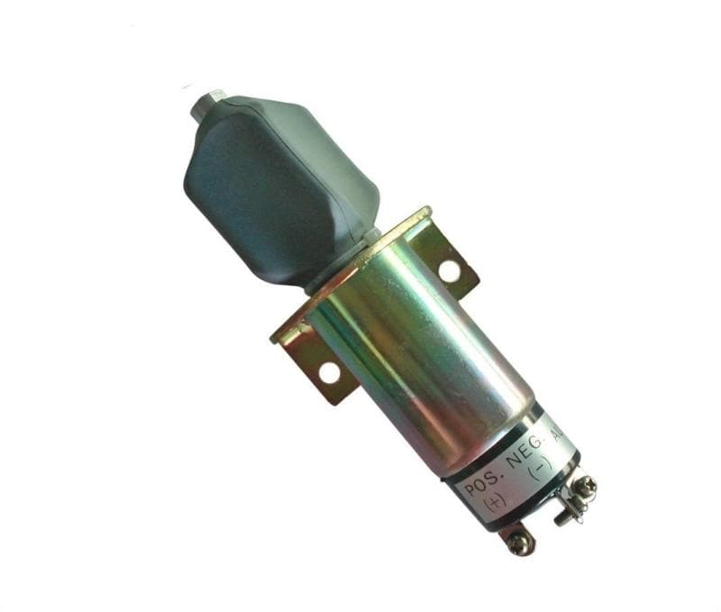 2848231 12V Shutdown Stop Solenoid 3 Terminals for Perkins 4.108 4.165 T6.3544 6.3544 Series Engine
