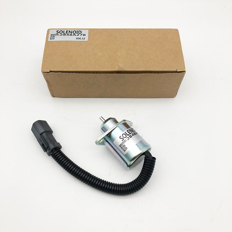 Stop Solenoid 2848A278 for Perkins 700 Series Diesel Engine CAT 246 Skid Steer | WDPART