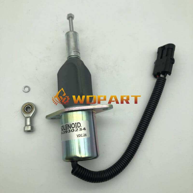 3930234 SA-4335-24 Diesel Stop Solenoid 24V for Cummins 6CT 8.3 Komatsu Excavator PC300-6 PC350-7 Part