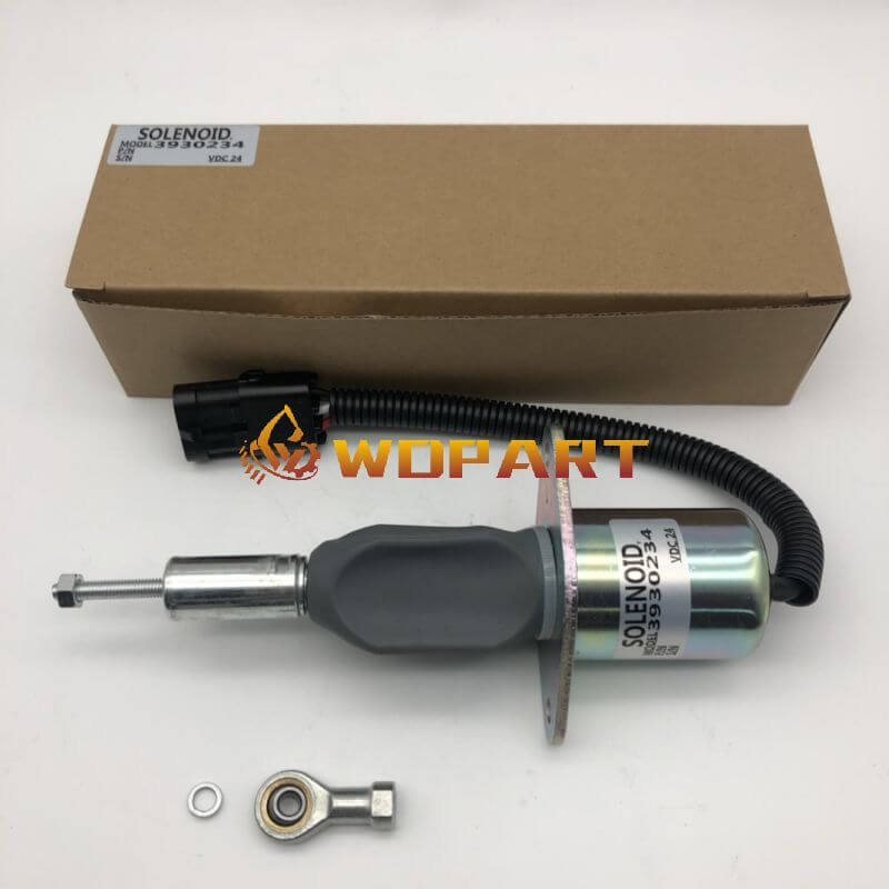 3930234 SA-4335-24 Diesel Stop Solenoid 24V for Cummins 6CT 8.3 Komatsu Excavator PC300-6 PC350-7 Part