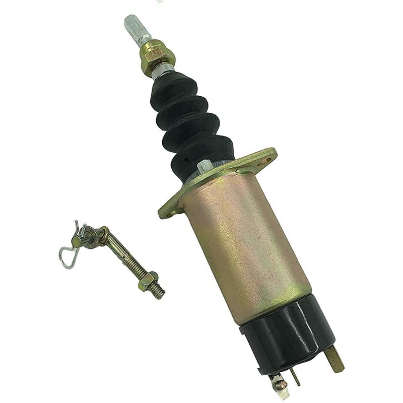 12V Fuel Stop Solenoid 1504-12D2U1B1S1A 307-2546 SL-10616 for Woodward 1502 Series