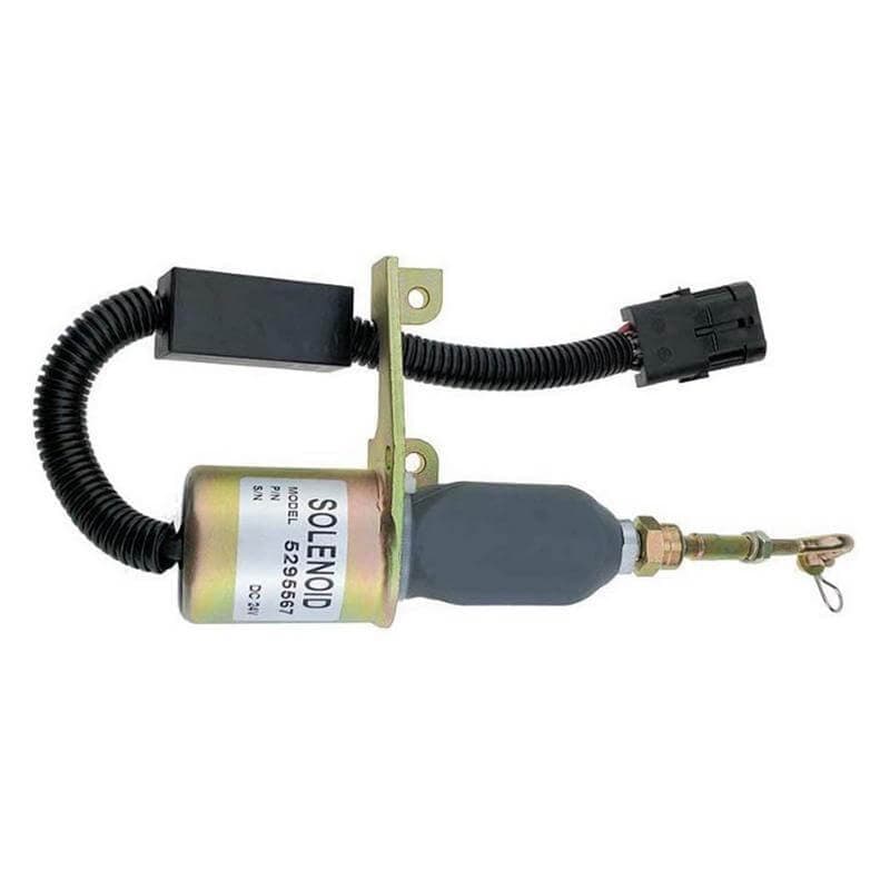 C3974947 394947 12V DC Fuel Shutoff Solenoid for Cummins Shangchai 6135 Engine Perkins WD-07