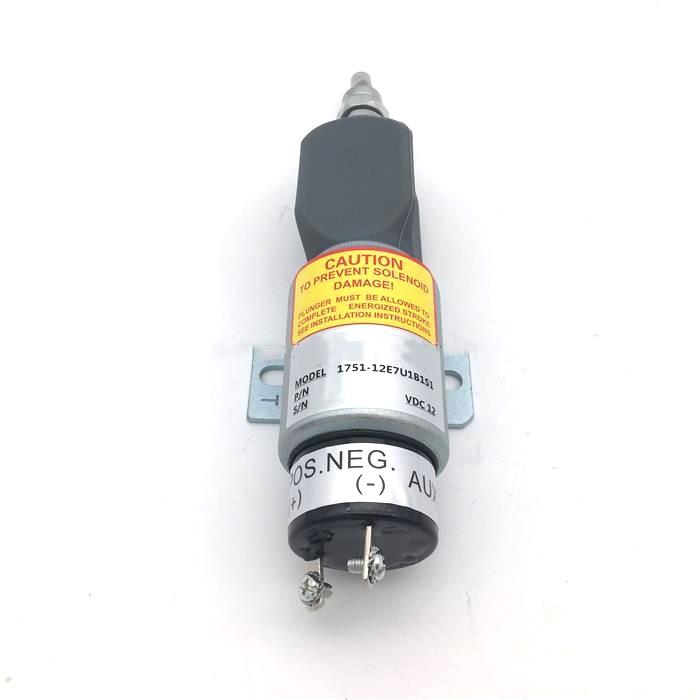 1751-12E7U1B1S1 1700-2507 Diesel Fuel Stop Solenoid for Woodward 12V
