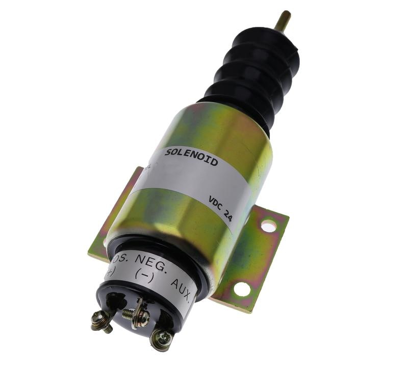 Diesel Stop Solenoid SA-3091 2001-24E2U1B1A 3 Terminals for Woodward 24V | WDPART