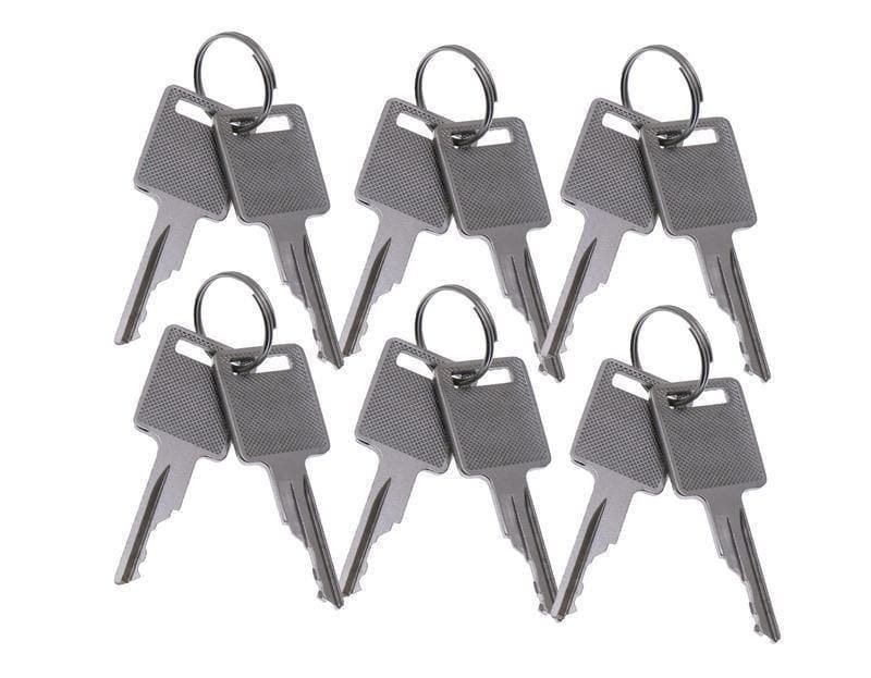 12PCS Ignition Keys 6693241 6693241 compatible with Bobcat Skid Steer Loader Excavator Tractor Toolcat 751 753 763 773 863 873 883 963
