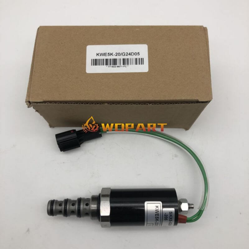 SKX5-G24-205 KWE5K-20/G24D05 Solenoid Valve For Kato Excavator HD820-3 HD820-2