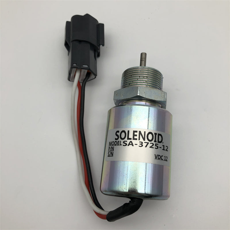 PJ7415748 Stop Solenoid for Volvo EC13 EC15 EC15B EC20 EC20B EC25 EC30 EC35 EC45 Excavator