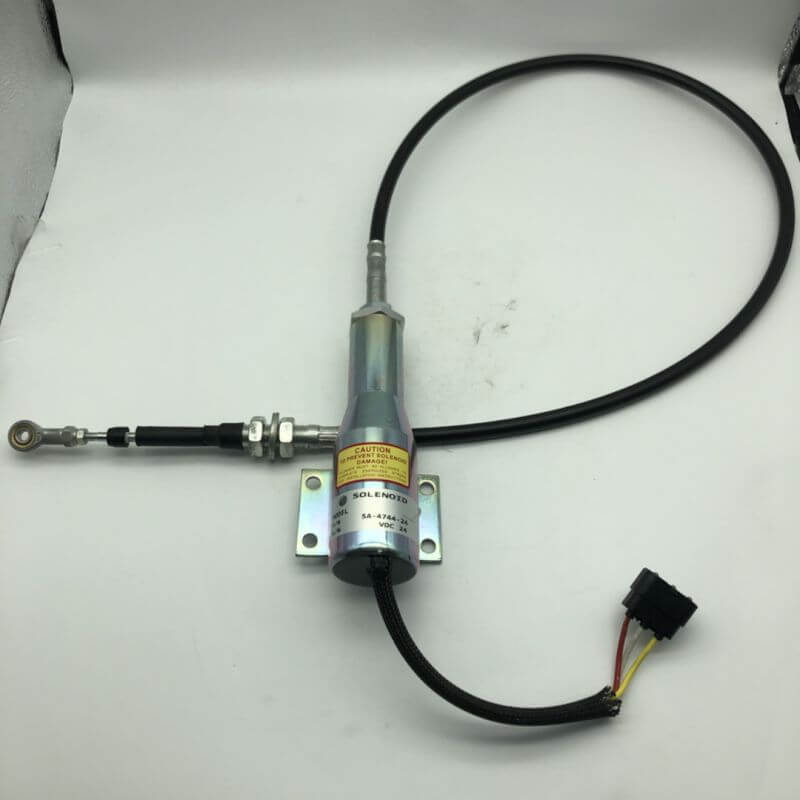 24V Motor Stop Solenoid 11110030 SA-4744-24 SA-4646 for Volvo L120C L180C L330C L70C L220D L70D L90D