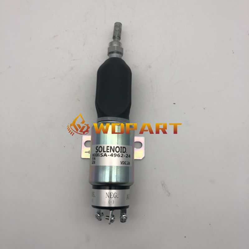 1751-24E7U1B1A SA-4148-T Fuel Stop Solenoid 24V for Woodward Hyundai Excavator R160LC-7 R180LC-7 R170W-7 6D24