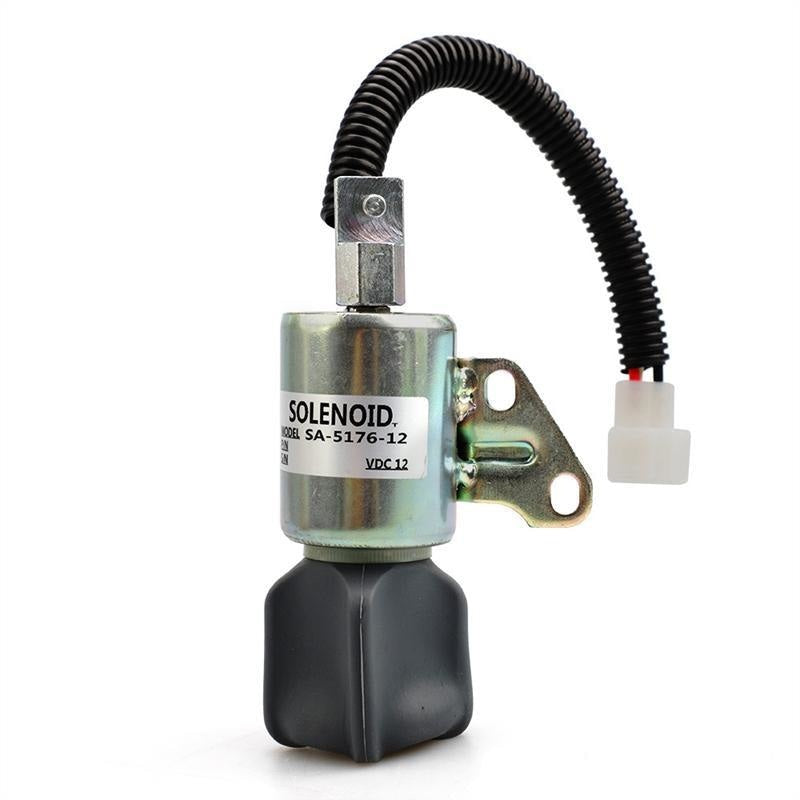Fuel Shutoff Solenoid SA-5176-12 SA-4899-12 1756ES-12SUC5B1S5 12V for Kubota Diesel Engine D722 D902 Z482 | WDPART