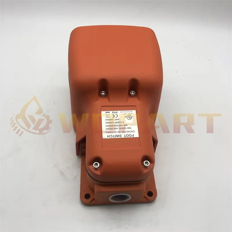 Foot Switch Pedal 1001117174 with Wire Harness 240V 6A for JLG 600A 600AJ 800A 800AJ 1200SJP 1800SJ