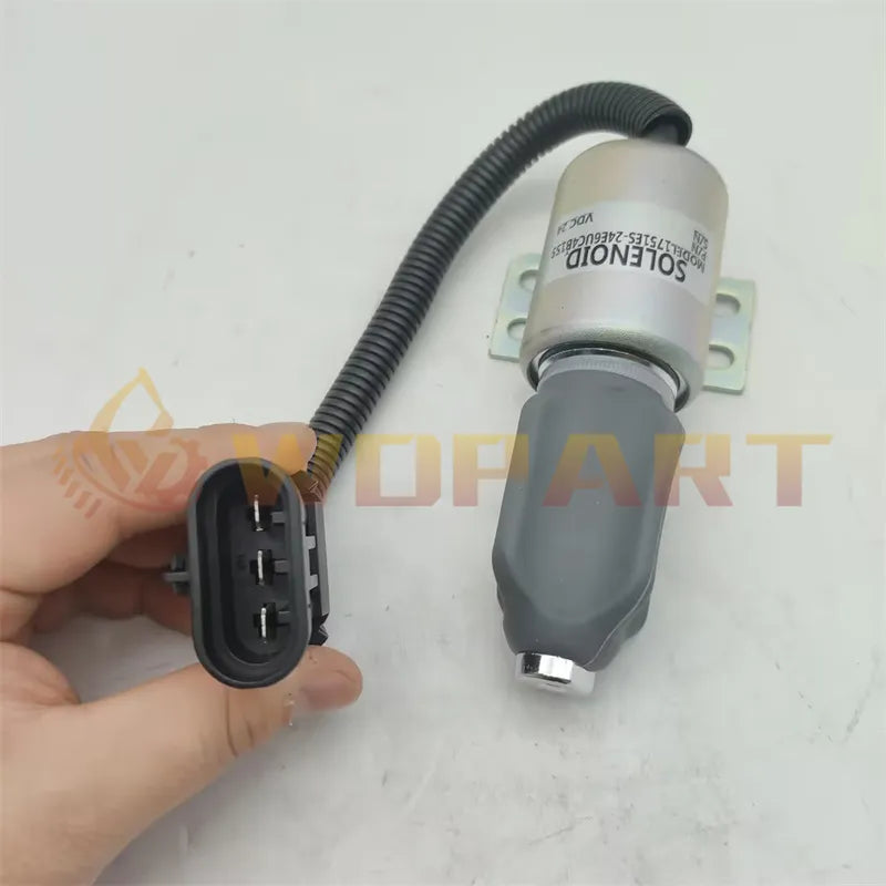 1751ES-24E6UC4B1S5 24V Fuel Shutoff Solenoid Valve 1751ES-24E6UC4B1S5 for Ford 7.8L