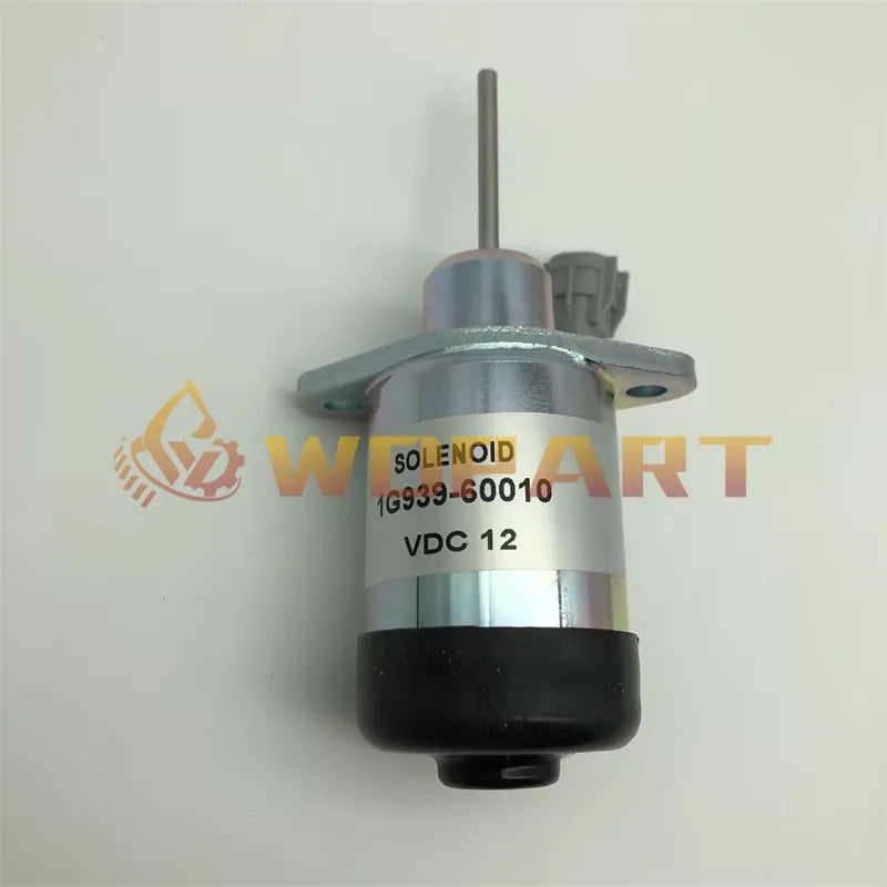 12V Stop Solenoid 1G939-60010 PS45CZ250 25-38773-00 for Kubota PS45CZ0254 PS45CZ290  V2203 Carrier Transicold CT4