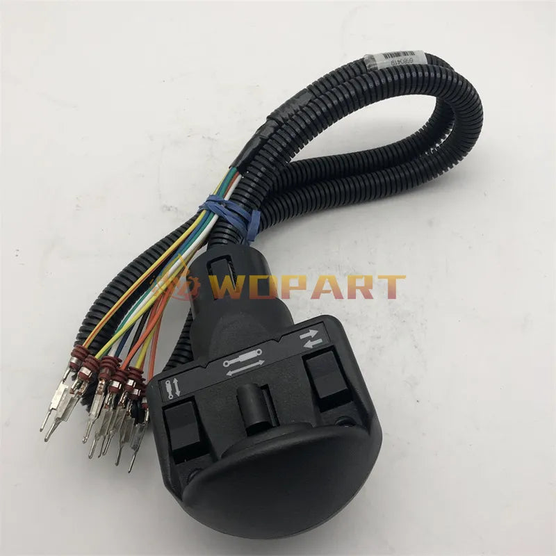 WDPART 6680419 Left Auxiliary Four Joystick Switch Handle for Bobcat Skid Steer Loader 751 863 S100 Compact Track Loader T110