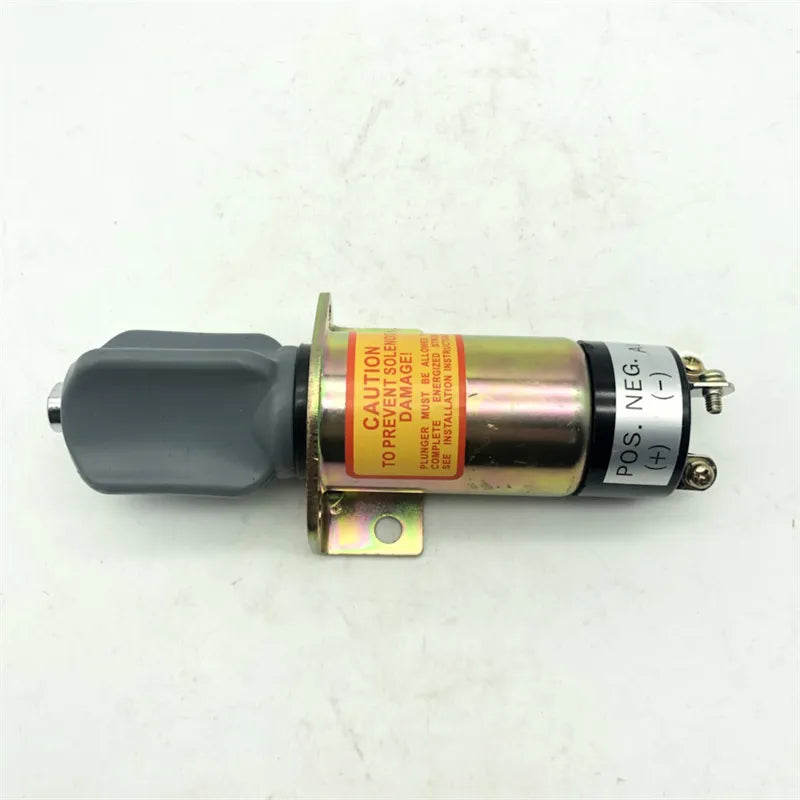 1500-1008 1502ES-12C2U1B1S1 Fuel Stop Solenoid 12V 3 Terminal for Woodward 1500-1008 12V 1502ES