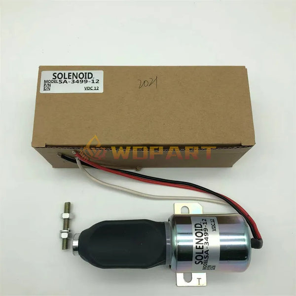 Diesel Stop Solenoid SA-4976 1751ES-12E6ULB5S8 for Kubota 21HP Engine 1991-2005