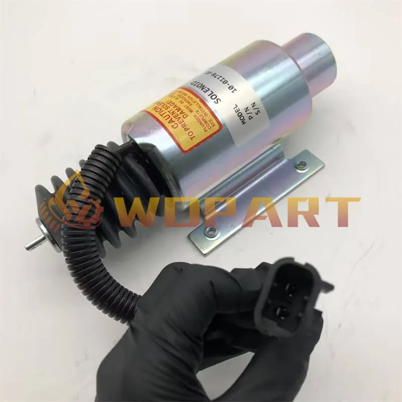 2370S R-10-01178-02 10-01178-02SV 2-Way Connector 12V Stop Solenoid for Kubota V2203