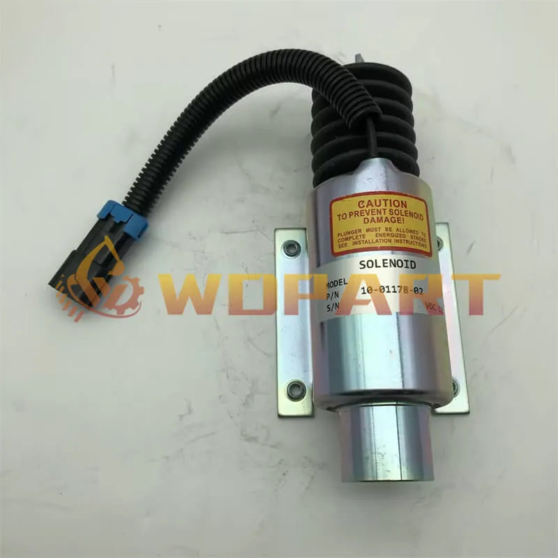 2370S R-10-01178-02 10-01178-02SV 2-Way Connector 12V Stop Solenoid for Kubota V2203