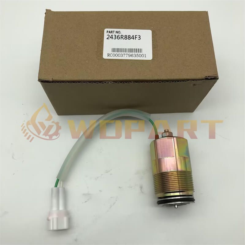 2436R884F1 2436R884F3 Hydraulic Pump Solenoid Valve for Kobelco SK100 SK120 SK200 SK210 K220 SK250 Excavator