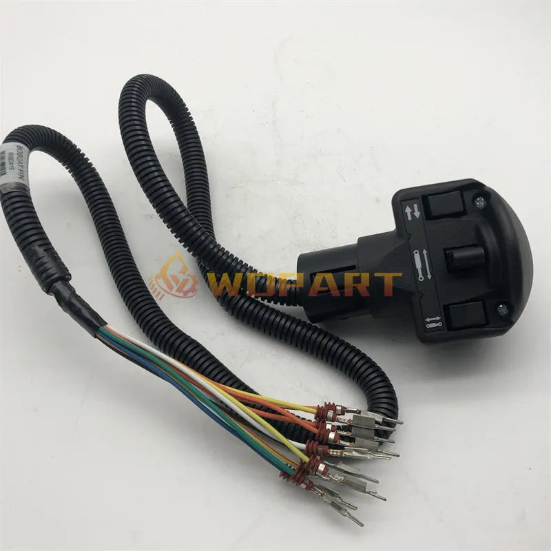 WDPART 6680419 Left Auxiliary Four Joystick Switch Handle for Bobcat Skid Steer Loader 751 863 S100 Compact Track Loader T110