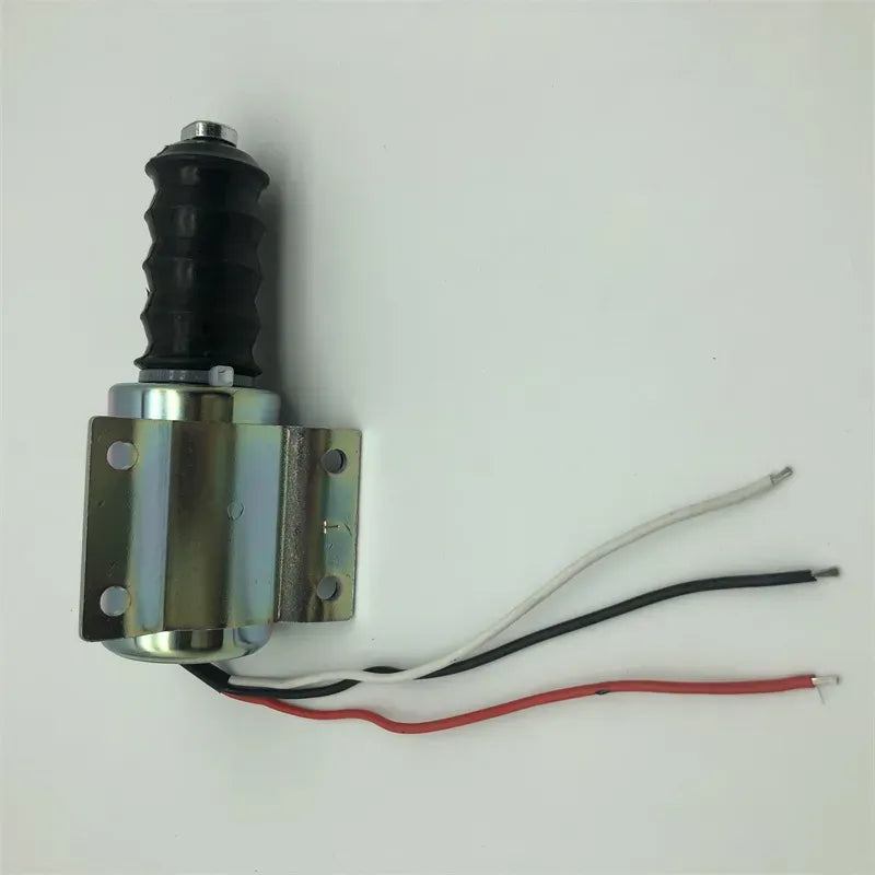 Wdpart 2001-12E2U1B2S1 Diesel Fuel Stop Solenoid for Woodward 12V 2001 Dual Coils Solenoid