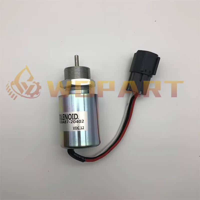 30A87-20402 Stop Solenoid 12V for Mitsubishi L2E L3E S3L2 S4L2 Engine SDMO Volvo Toro