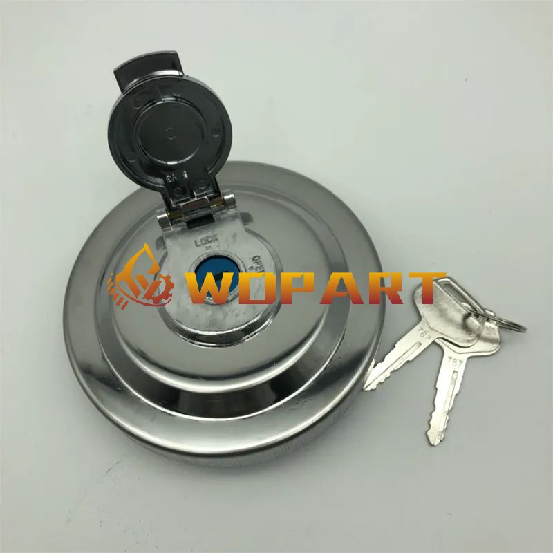 Fuel Tank Cap with 2 Keys RC101-51120 for Kubota KX101 KX121-2 KX151 KX161-2 KX41-2 KX41H KX61-2 KX71 KX91-2