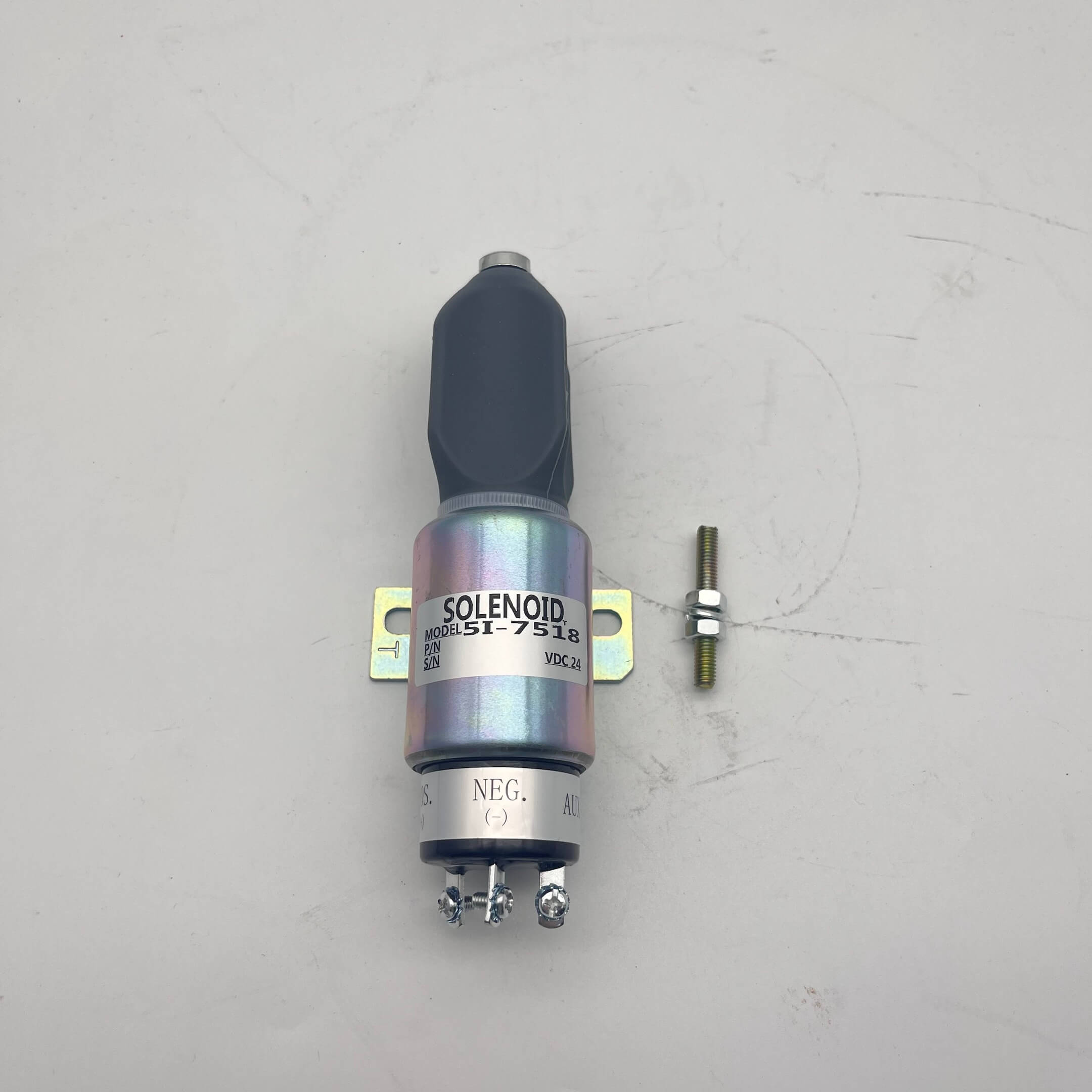 24V Shut Off Solenoid 5I-7518 5I7518 for Caterpillar Excavator 311 312 320 320L