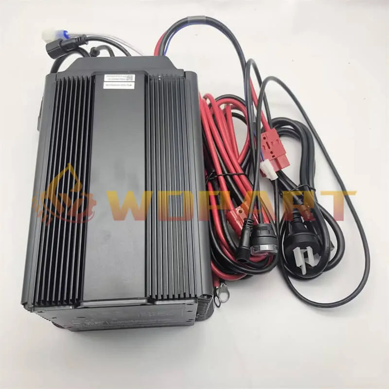 WDPART 48V 25A Battery Charger 128375 128375GT Auto AC X-Led for Genie AL4L AL5L GS-2668 GS-3268 GS-3369 GS-4069