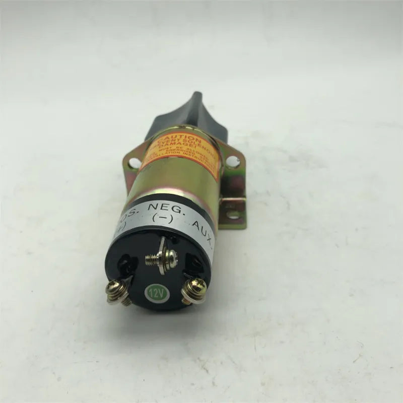 1500-1008 1502ES-12C2U1B1S1 Fuel Stop Solenoid 12V 3 Terminal for Woodward 1500-1008 12V 1502ES