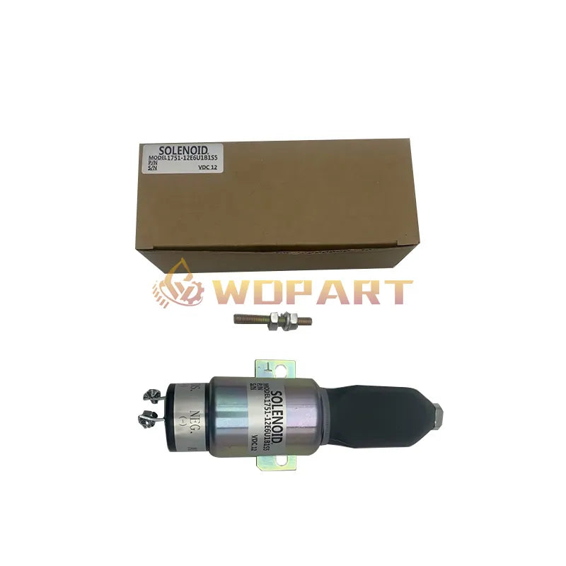 Diesel Stop Solenoid 1700-2505 1751-12E6U1B1 compatible with Woodward Shutdown Engine