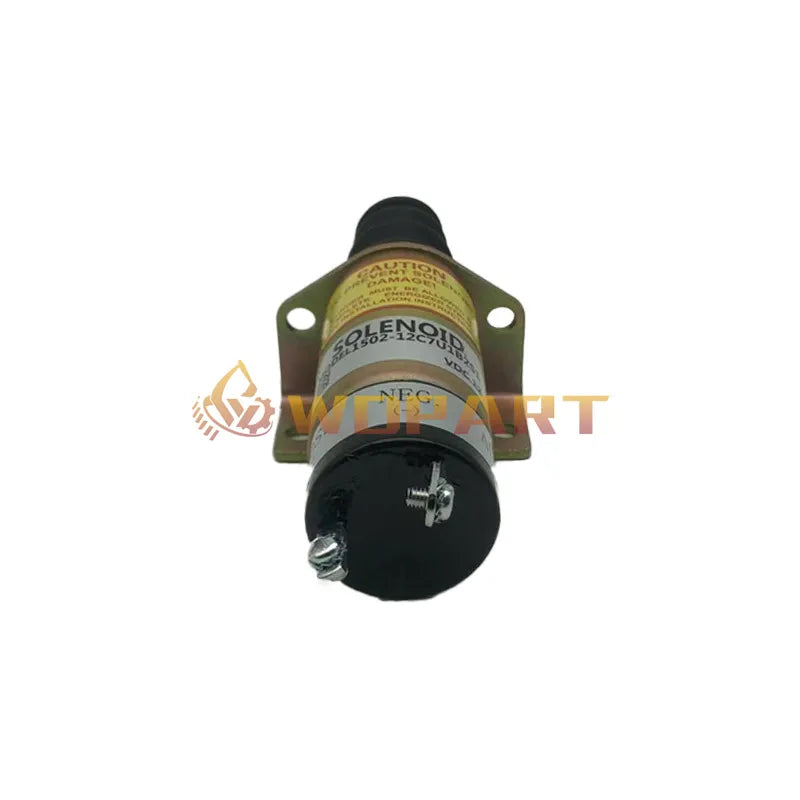 1500-2058 1504-12C2U1B2 Diesel Stop Solenoid with 2 Ternimals for Woodward 1500