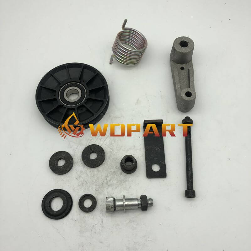 WDPART Cooling Fan Pulley Tensioner Kit 6662997 6725212 6700115 for Bobcat 653 751 753 763 773 7753 853 863 864 873 883 963 A220