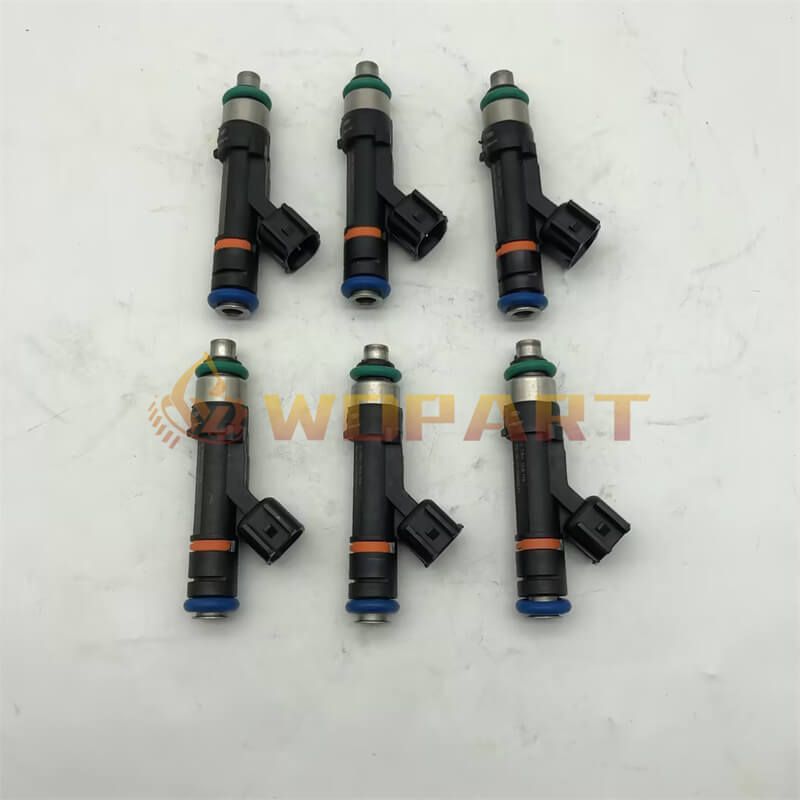 6PCS 0280158119 Fuel Injector For Bosch Jeep Dodge Wrangler Chrysler 3.3L 3.8L