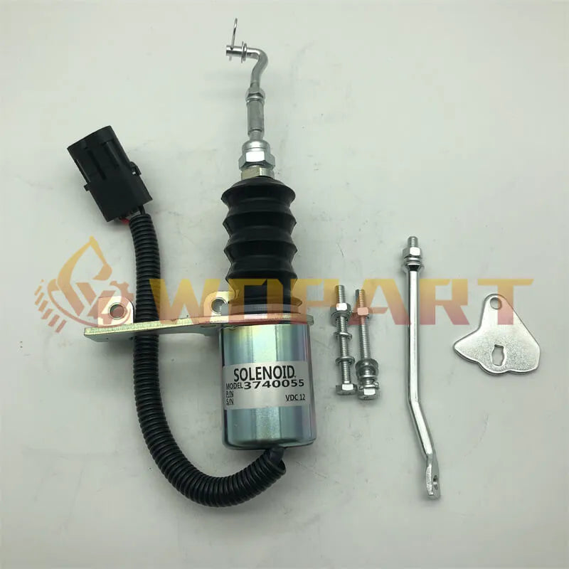 7027300 3740055 0250069 75366GT Stop Solenoid Kit 12V for JLG Forklift Injection Pump