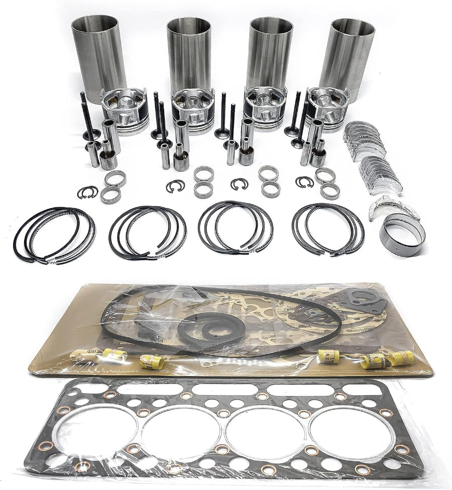 Engine Overhaul Rebuild Kit STD Compatible with Kubota Engines V3307 V3307T